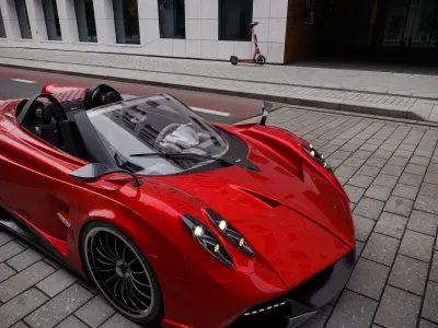PAGANI HUAYRA ROADSTER 3D model