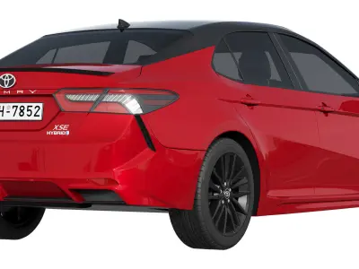 Toyota Camry XSE Hybrid 2023 3D model