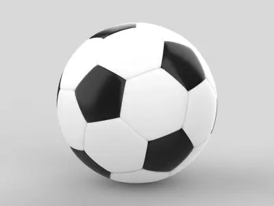 Soccer ball 3D model 25