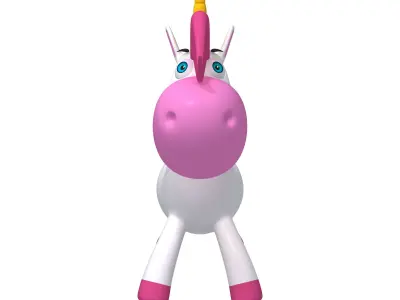 Unicorn Cartoon 3D model