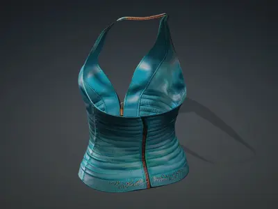  leather top  PBR 4k  Low-poly 3D model