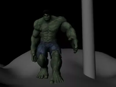 HULK charcter Free 3D model
