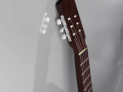 Classical Guitar 3D model