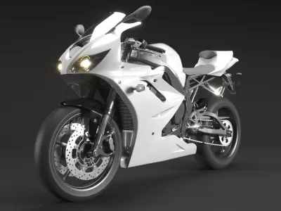 Sports bike 3D model