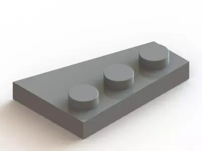 Lego 2 x 3 Wedge Plate Free 3D model