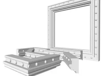 Moulding two corner brackets 3D model