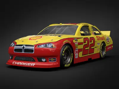 Nascar 2012 Cars - Penske Racing Team 3D model