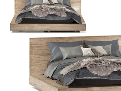 Minotti Bed 3D model