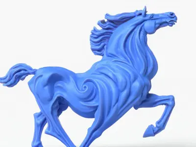 Arvolve Horse Sculpture 3D print model