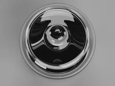 -Glass Jar- Low-poly 3D model