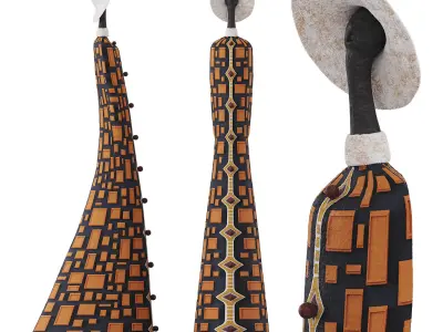 TRIO Decorative set 3D model