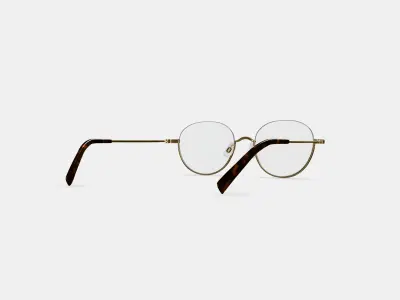 Satler Eyeglasses in Polished Gold 3D model