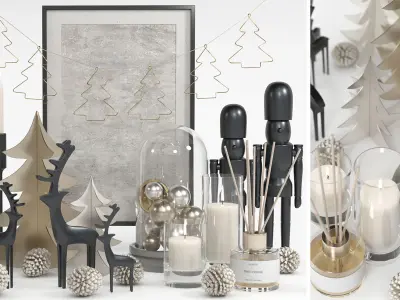 Decorative Set 04 3D model