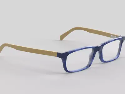 Cruncher Eyewear Glasses Low-poly 3D model