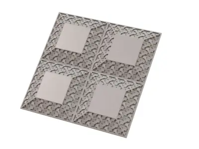 Arabesque moucharabieh panel 3D print model