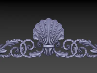 Cartouche Ornament 3D print model