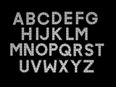 Alphabet accessories 3D print model