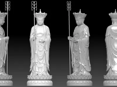 Bhikkhu  3D print model