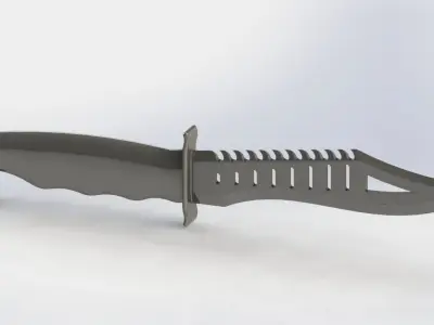 Shark knife 3D Model 3D model
