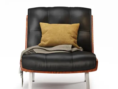 Armchair minotti Daiki 3D model