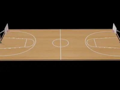 Basketball Court 3D model