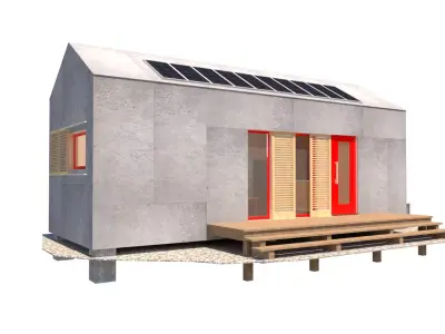 Affordable Tiny house  3D model
