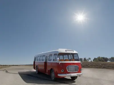 JelczOrSkoda bus 3D model