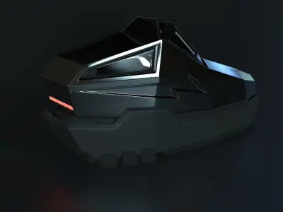 Tesla Cybertruck shoe  3D model