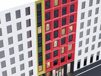  Building set 4 3D Model Collection