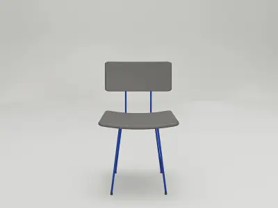 Contemporary chair Low-poly 3D model