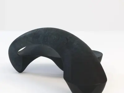 Abstract sculpture artwork henry moore 3D model