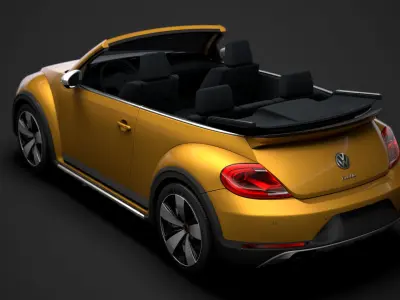 VW Beetle Dune Convertible 2020 3D model