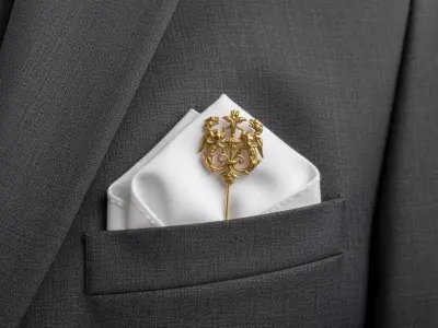 Leopard Griffin Brooch 3D model - for Him 3D print model