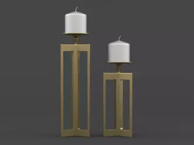 Candle Holder 3D model 5