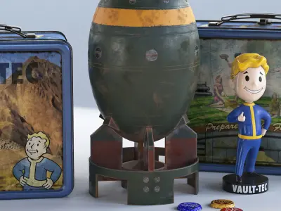 Fallout Shelter Geek Set 3D model