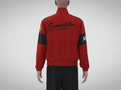 Style3D Casual Racing Jacket 3D model