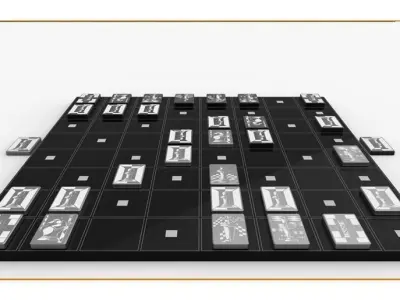 Minimalist Chess set Free 3D model