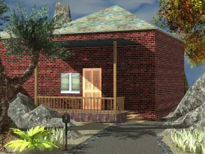 Khan home scene 3D model