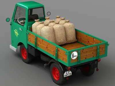 Multicar M22  1964   Kali 3D model