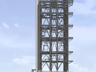 Industrial building 23ZZ20 3D model
