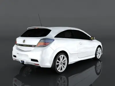 Vauxhall Astra Low-poly 3D model
