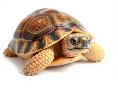 Colorful Tortoise Shell model pack Low-poly 3D model