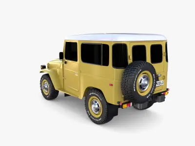 Generic 4x4 car v1 3D model