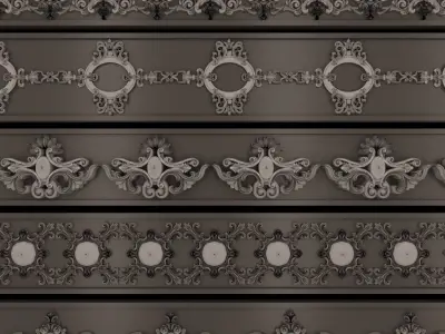 Ornament 16 3D model purchase