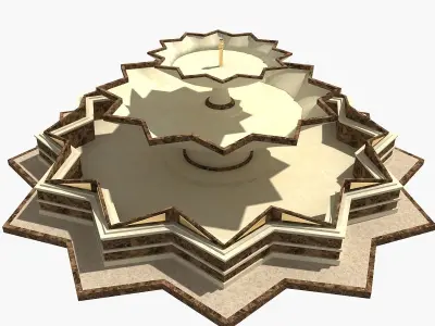 Fountain 04 3D model