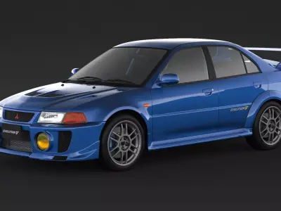 Mitsubishi Lancer Evolution 5  3D model