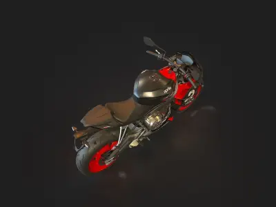 Base model  Aprilia Tuono 660 2021 3D model