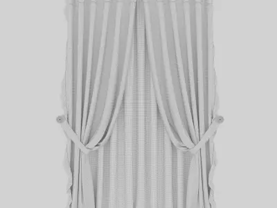Classic Curtain 1 3D model