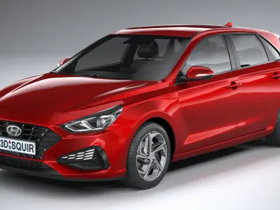 Hyundai i30 Hatchback 2021 3D model