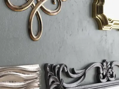 Mirror Collection Set 05 3D model